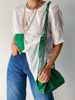 Emerald Chain Purse