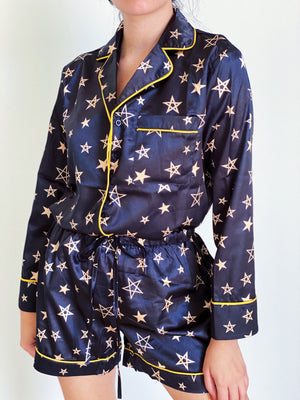 Night Sky Silk Pijama