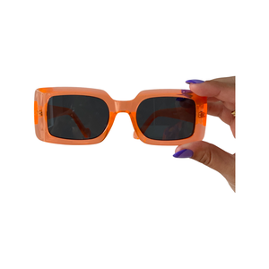 Neon Orange Sunglasses