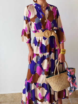 Violet Mix Maxi Dress