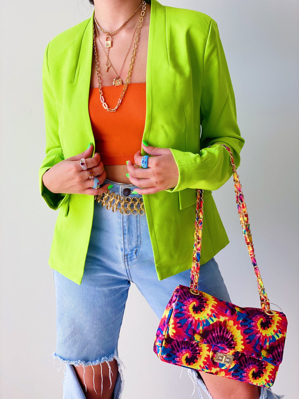 Neon Green Blazer