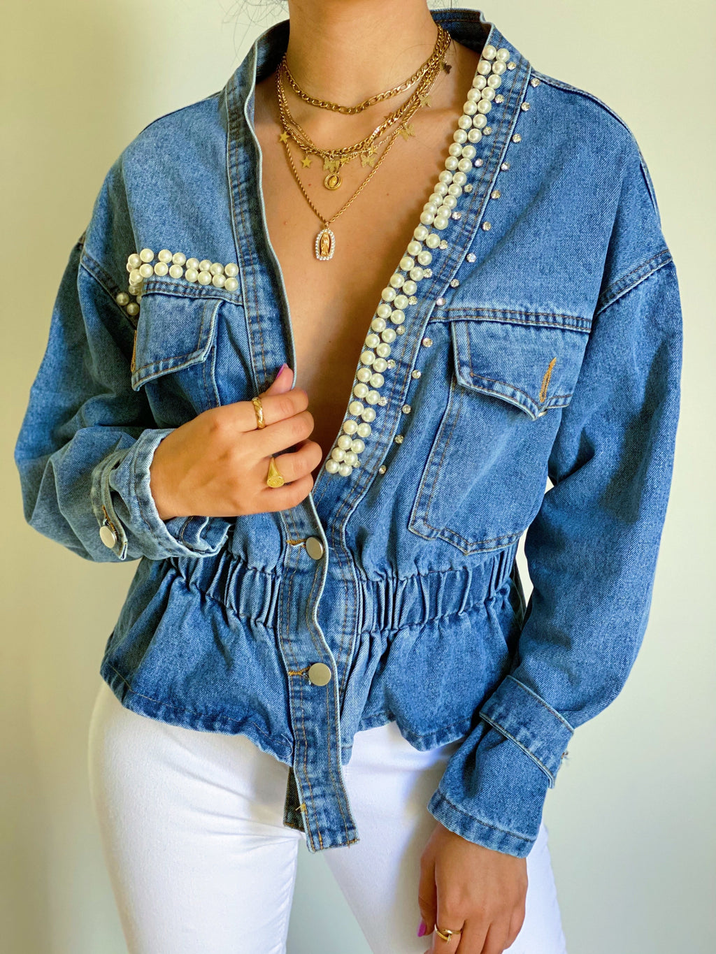 Pearl Denim Jacket/Blazer