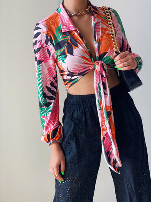 Alma Tropical Crop Top