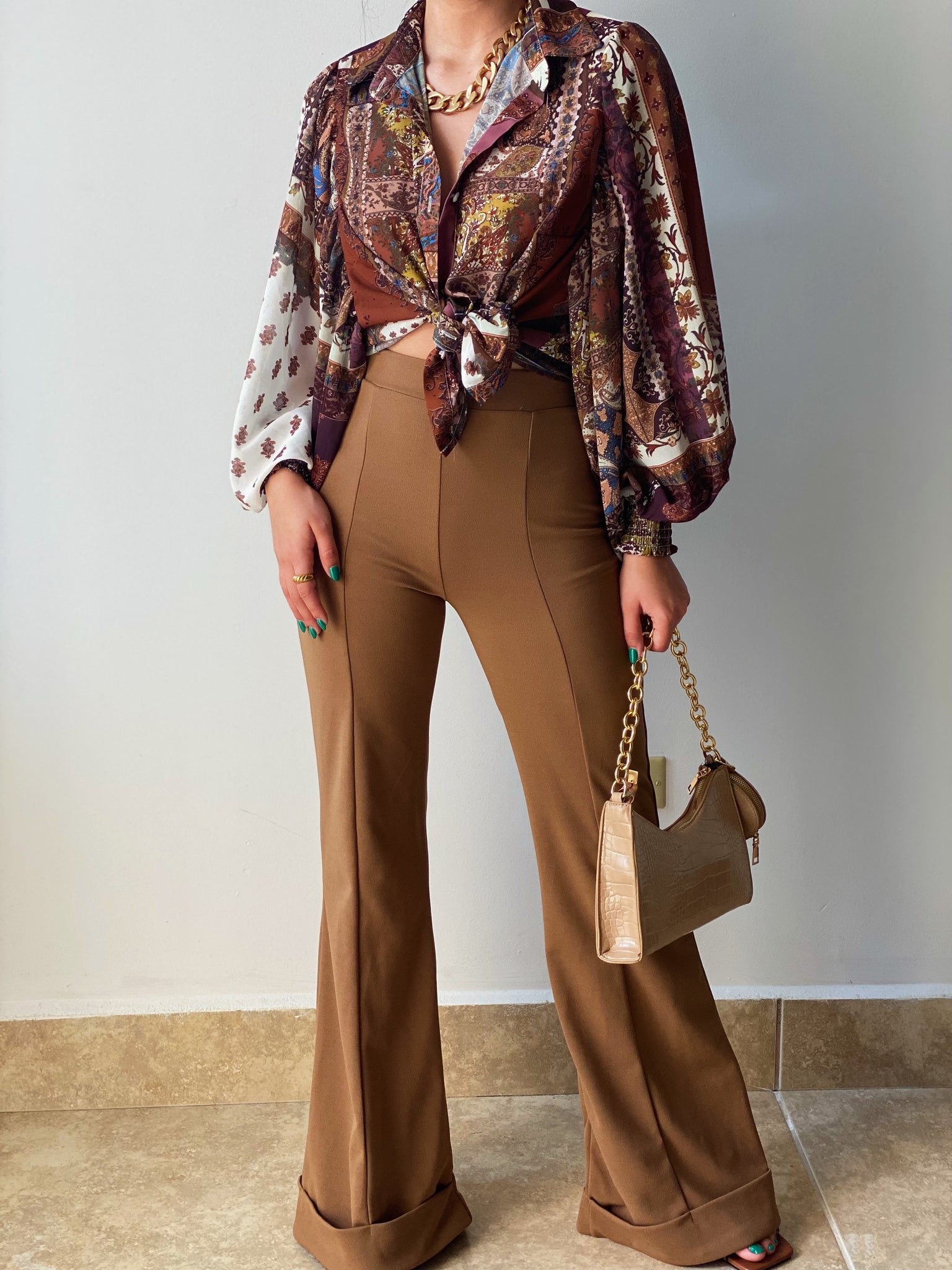 Caramel Bell Bottoms