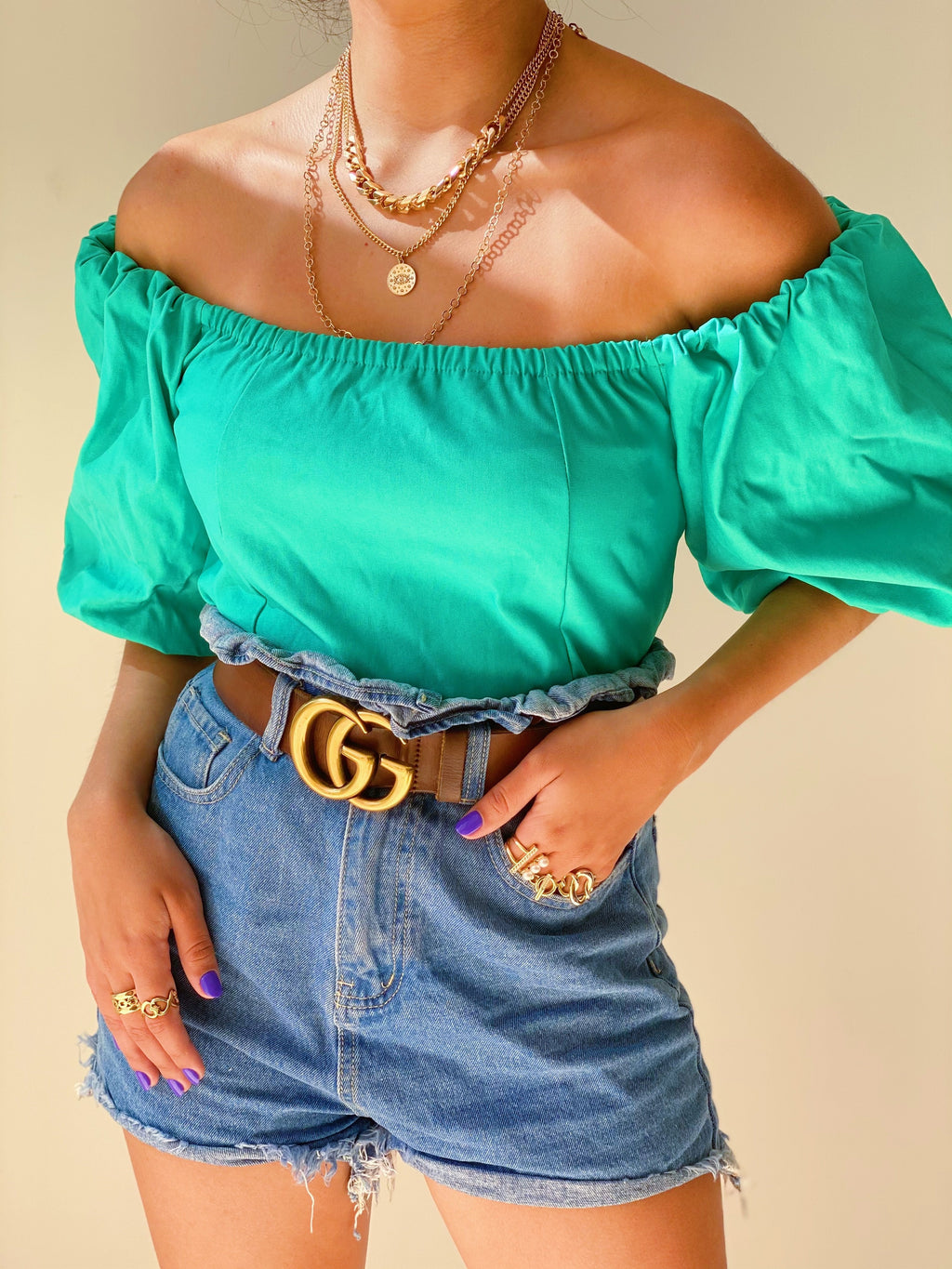 Aquamarine Top