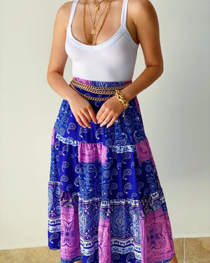 Bandana Midi Skirt